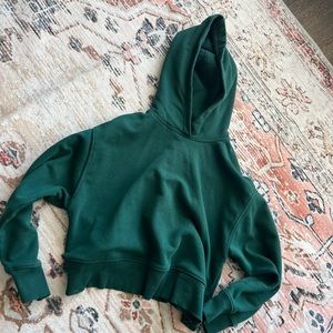 Zara cropped hoodie